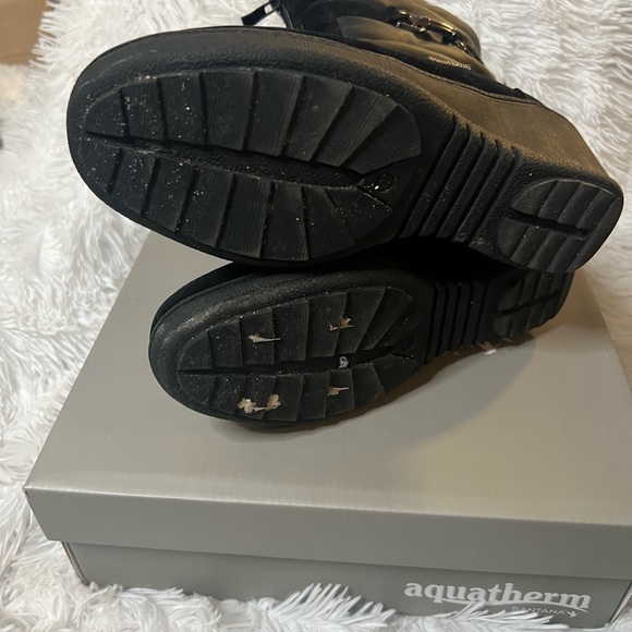 Aquatherm by Santana Canada, Wynter Black Wedge Waterproof Snow Boot, size 7M - Picture 4 of 10